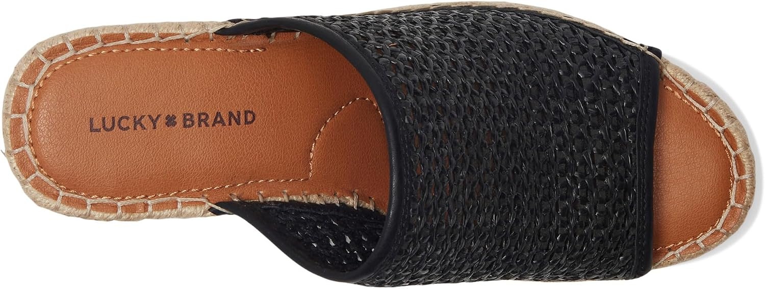 image:imageLucky Brand Womens Cabriah Espadrille Wedge SandalBlackBlack