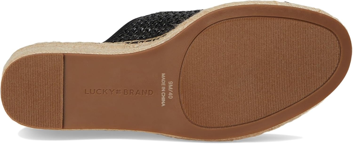image:imageLucky Brand Womens Cabriah Espadrille Wedge SandalBlackBlack