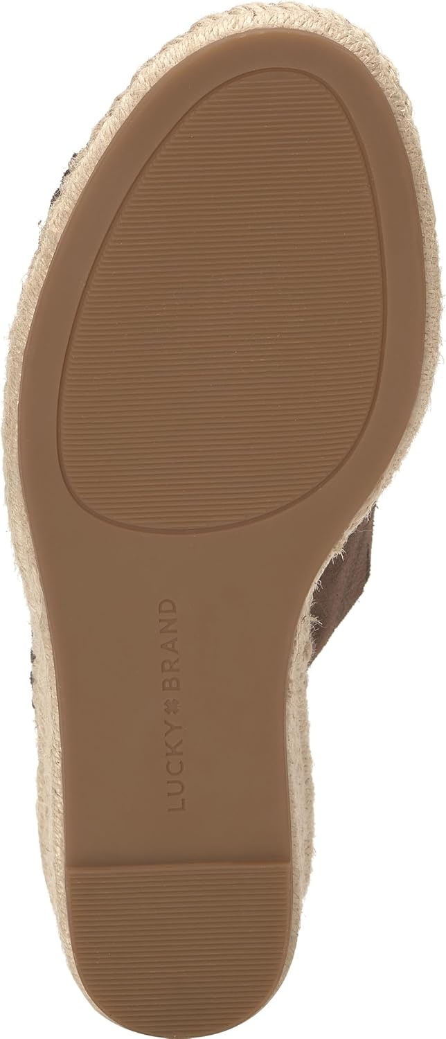image:imageLucky Brand Womens Cabriah Espadrille Wedge SandalCappucino