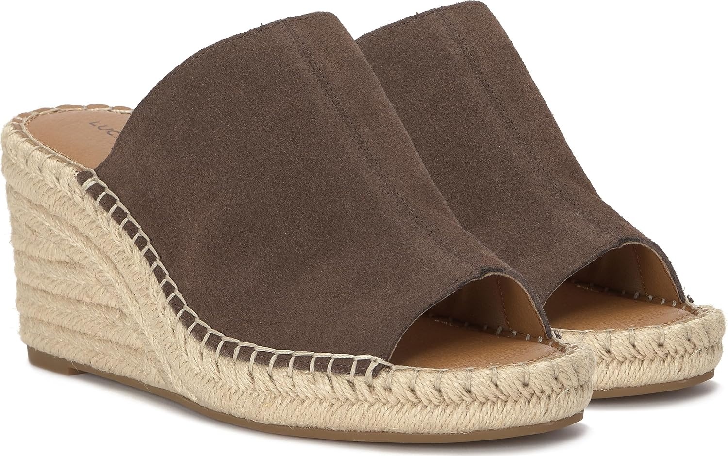 image:imageLucky Brand Womens Cabriah Espadrille Wedge SandalCappucino