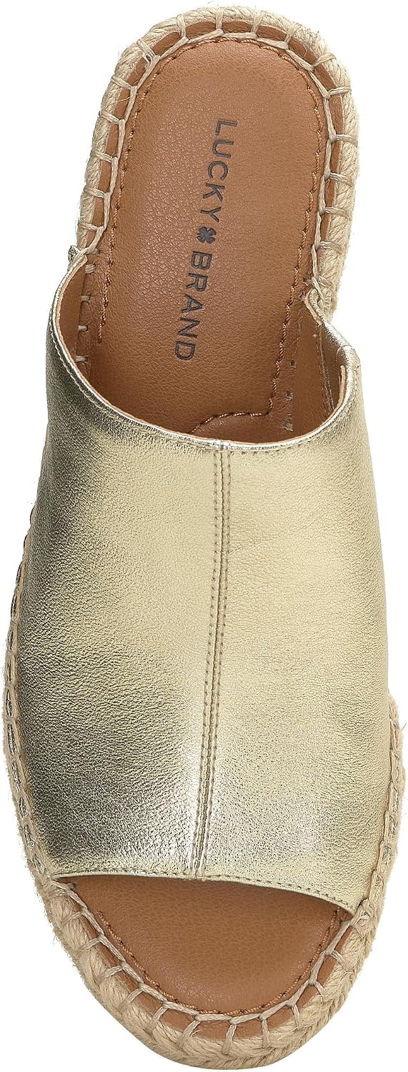 image:imageLucky Brand Womens Cabriah Espadrille Wedge SandalPlatino