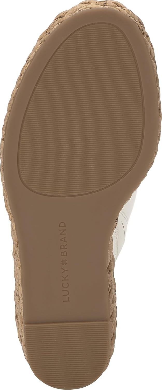 image:imageLucky Brand Womens Cabriah Espadrille Wedge SandalWhite