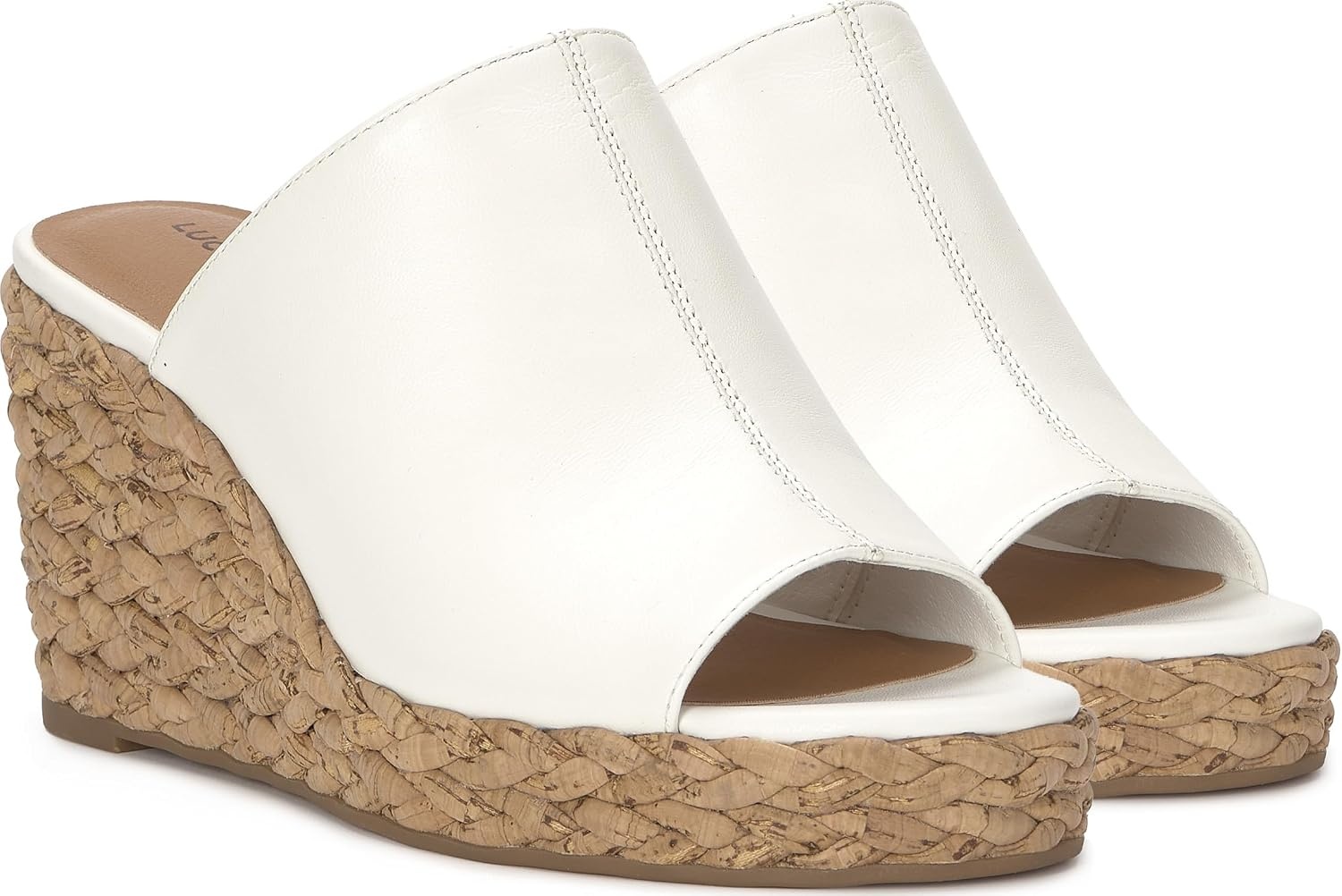 image:imageLucky Brand Womens Cabriah Espadrille Wedge SandalWhite