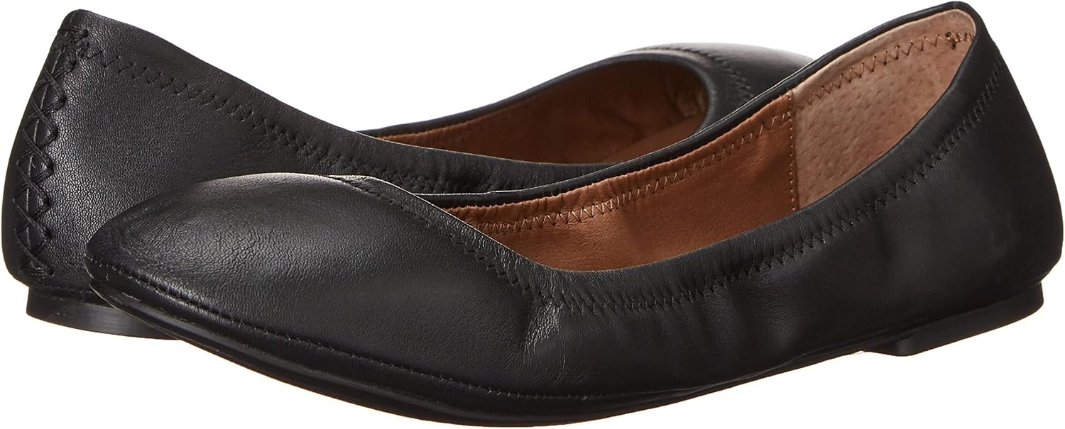 image:imageLucky Brand Womens Emmie Ballet FlatsBlack Leather1