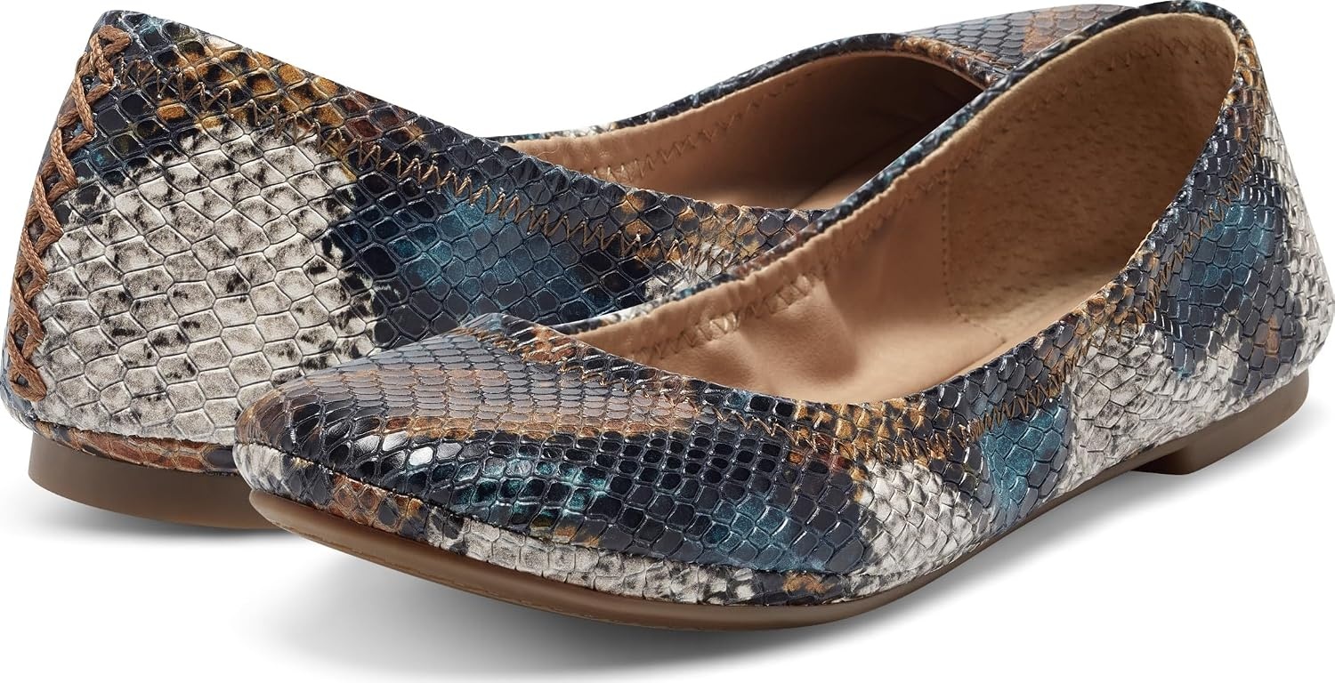 image:imageLucky Brand Womens Emmie Ballet FlatsBlue Multi