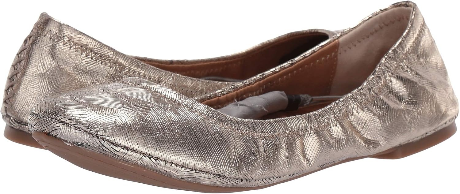 image:imageLucky Brand Womens Emmie Ballet FlatsPlatinum Metallic