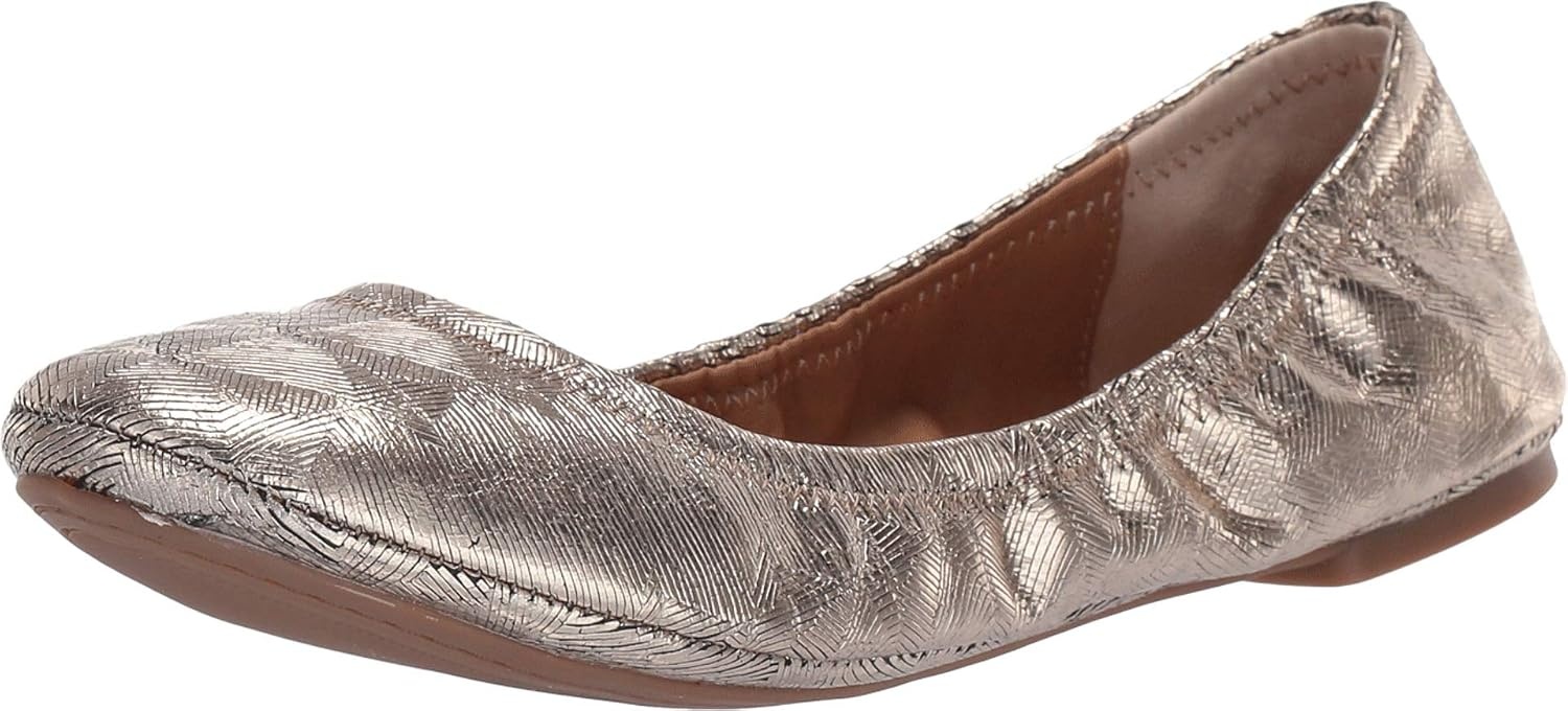 image:imageLucky Brand Womens Emmie Ballet FlatsPlatinum Metallic