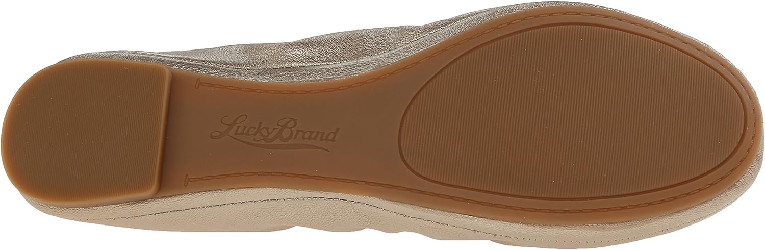 image:imageLucky Brand Womens Emmie Ballet FlatsPlatinum Silver
