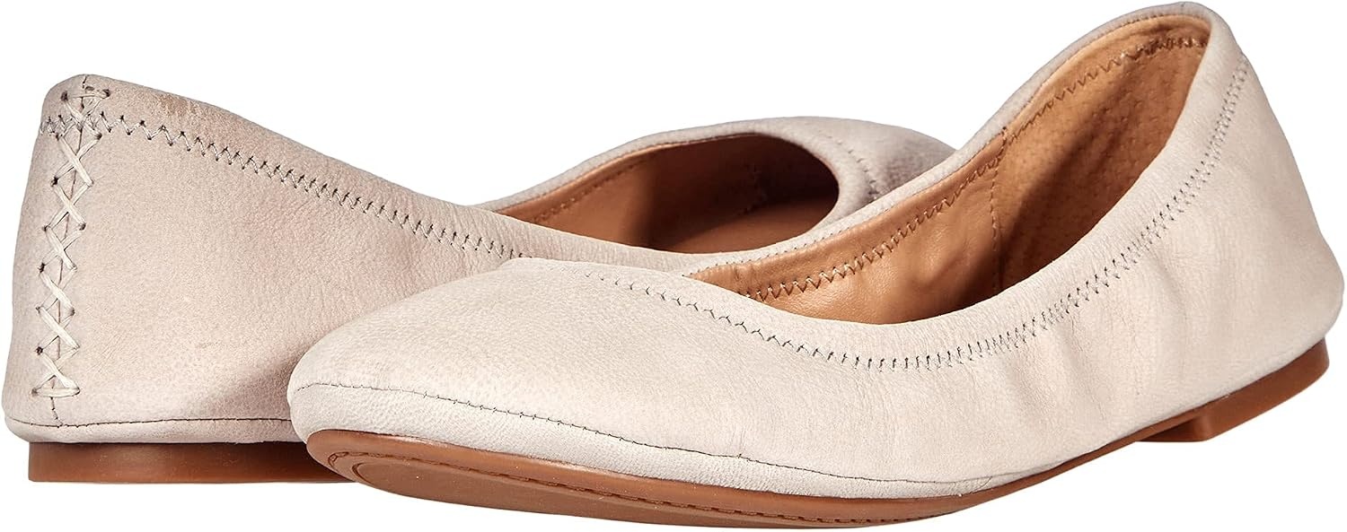 image:imageLucky Brand Womens Emmie Ballet FlatsSilver Cloud