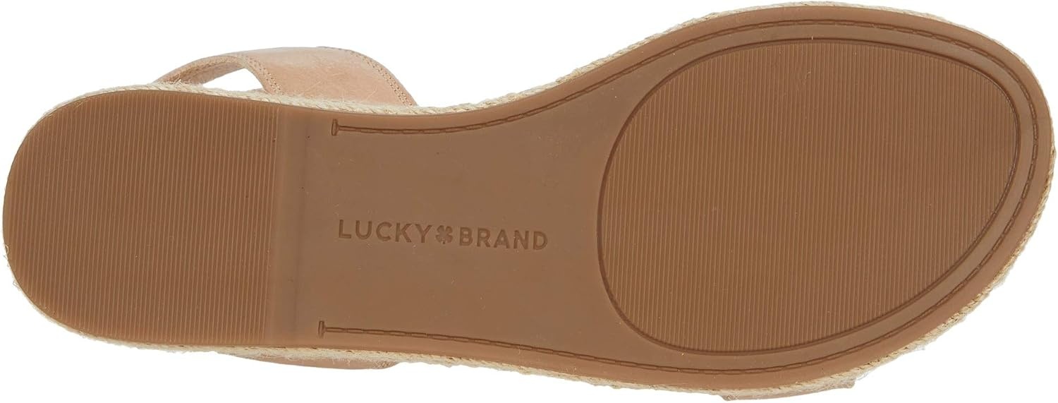 image:imageLucky Brand Womens Garston Flat SandalStone Saddle Leather