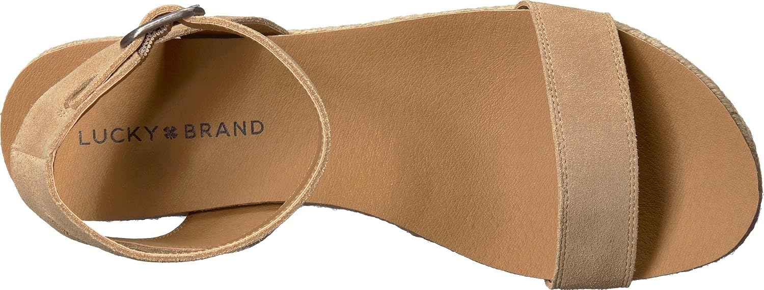 image:imageLucky Brand Womens Garston Flat SandalTravertine