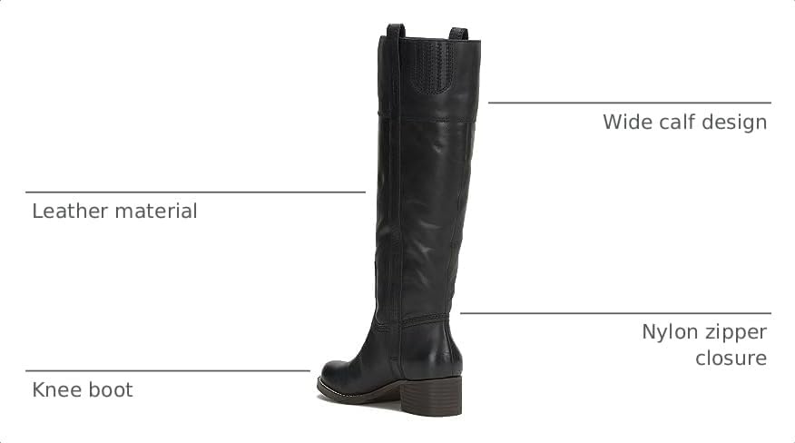 image:imageLucky Brand Womens Hybiscus Wide Calf Riding BootBlack Wide Calf