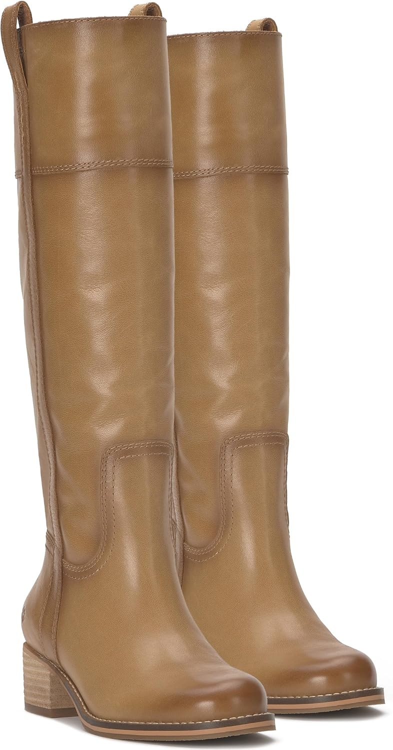image:imageLucky Brand Womens Hybiscus Wide Calf Riding BootButter Cream