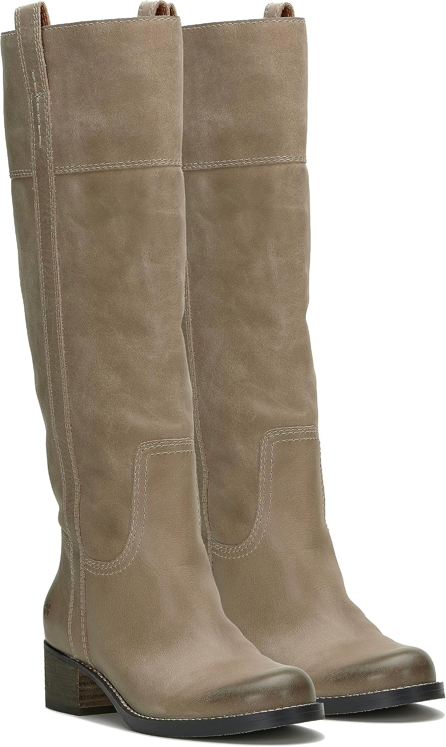 image:imageLucky Brand Womens Hybiscus Wide Calf Riding BootSilver Cloud Wide Calf