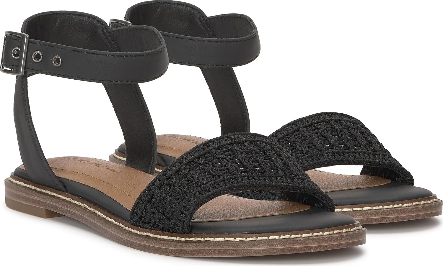 image:imageLucky Brand Womens KimayaBlack Crochet