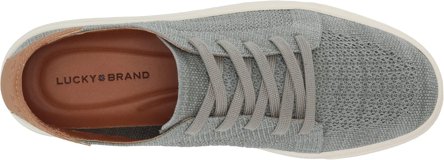 image:imageLucky Brand Womens Leigan Knit SneakerLight Seagrass