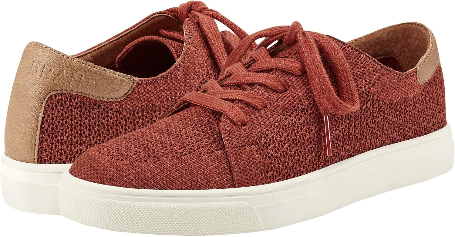 image:imageLucky Brand Womens Leigan Knit SneakerRancho Red