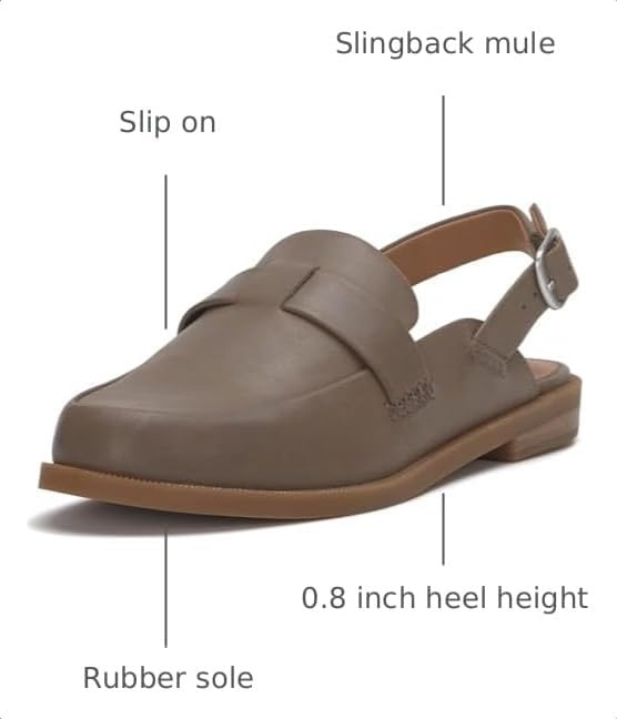 image:imageLucky Brand Womens Louisaa Leather MuleCoffee Quartz