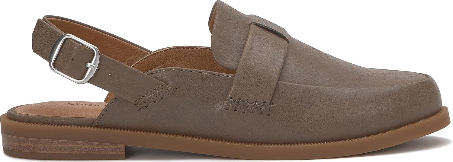 image:imageLucky Brand Womens Louisaa Leather MuleCoffee Quartz