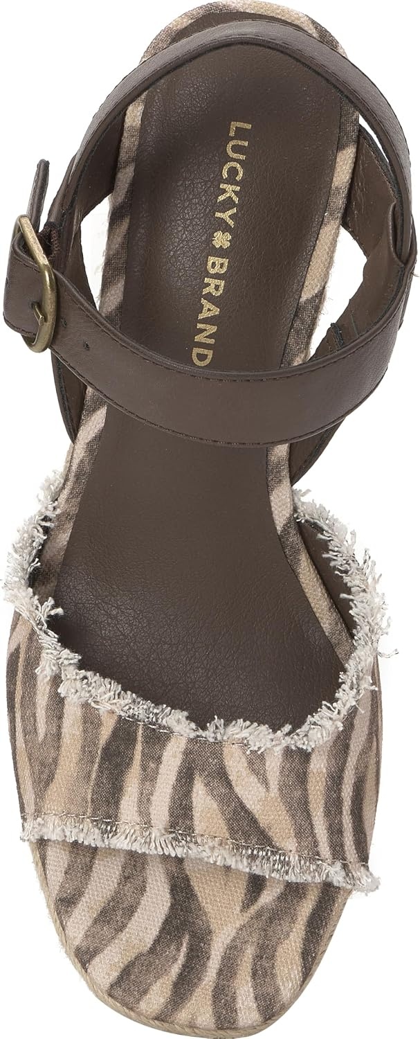 image:imageLucky Brand Womens Mindra Espadrille Wedge SandalBrownBrown