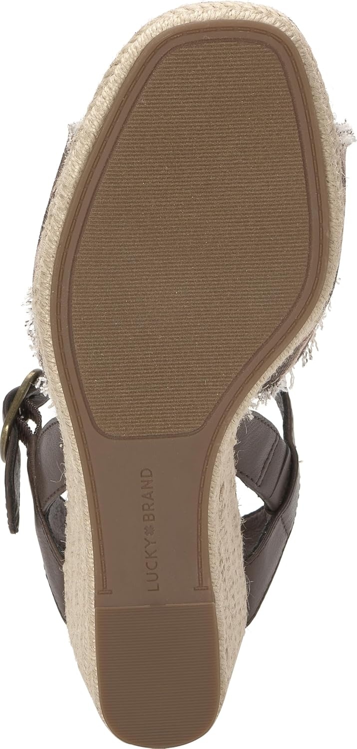 image:imageLucky Brand Womens Mindra Espadrille Wedge SandalBrownBrown