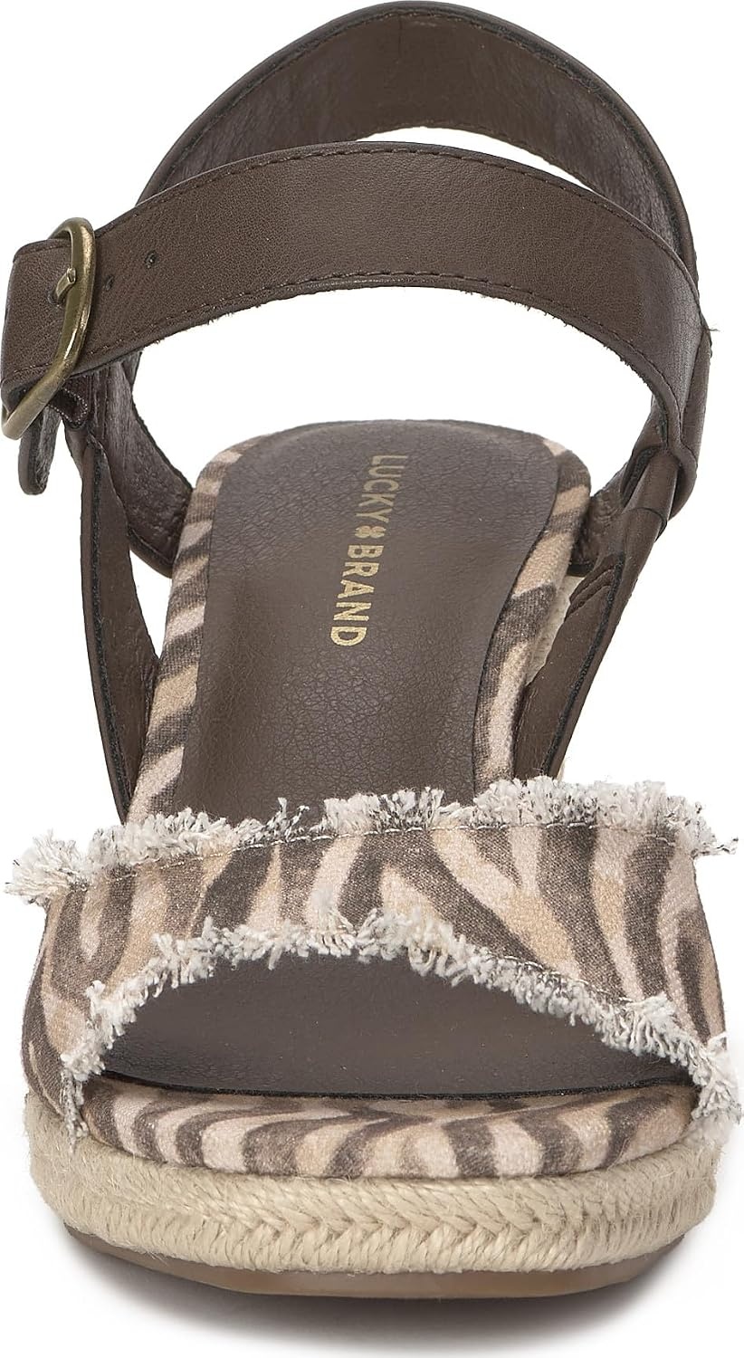 image:imageLucky Brand Womens Mindra Espadrille Wedge SandalBrownBrown