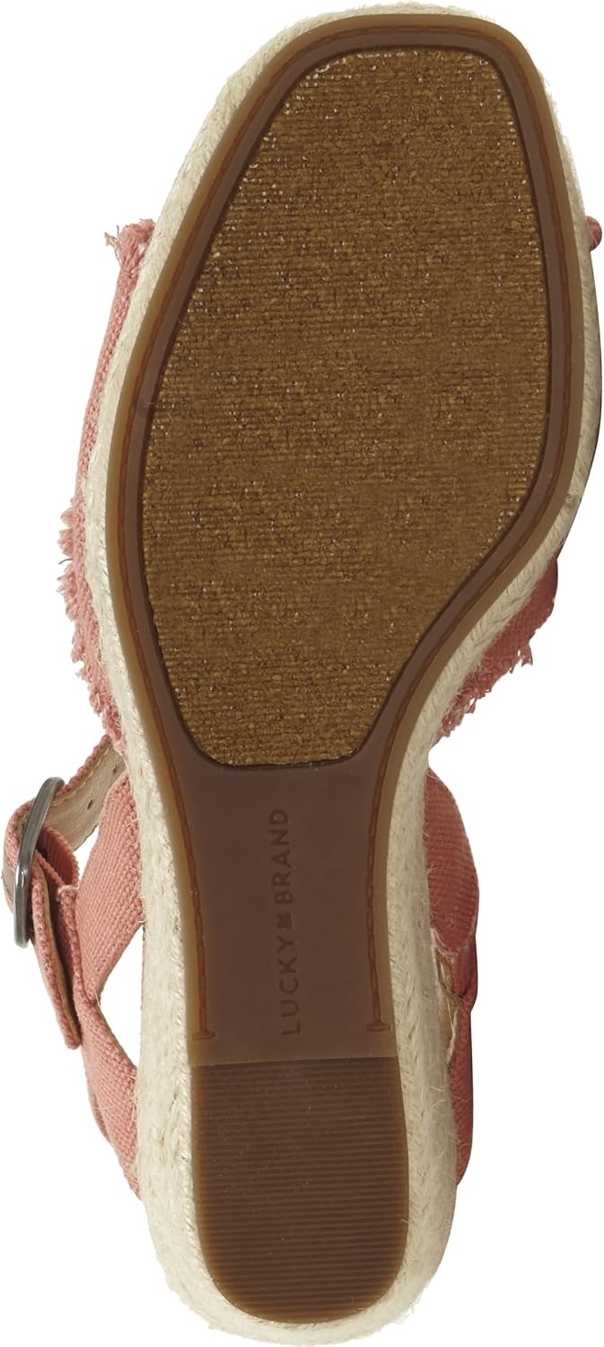image:imageLucky Brand Womens Mindra Espadrille Wedge SandalCoral