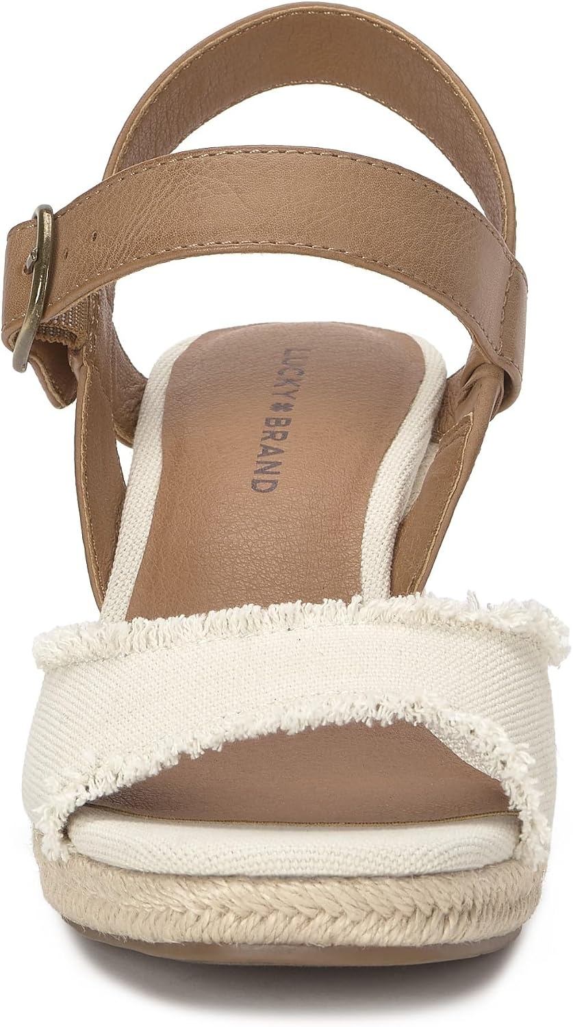 image:imageLucky Brand Womens Mindra Espadrille Wedge SandalCortadoTusk