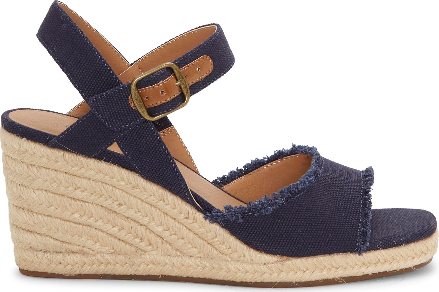 image:imageLucky Brand Womens Mindra Espadrille Wedge SandalIndigo