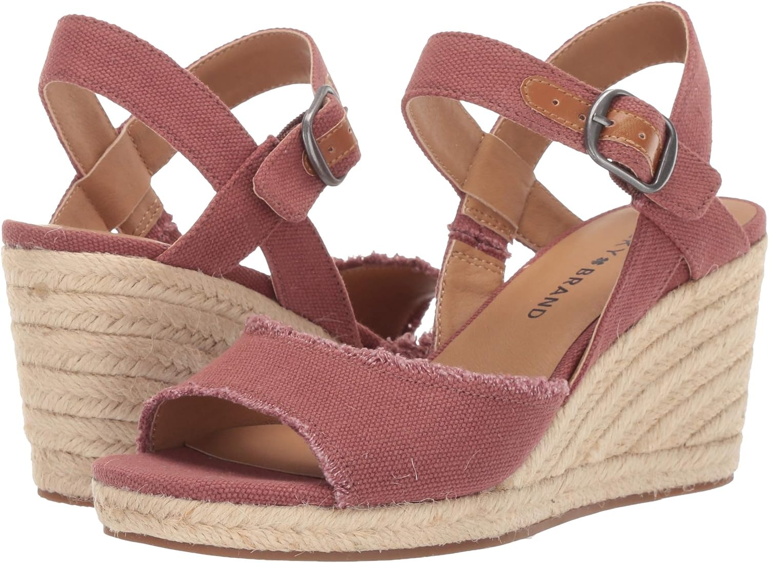 image:imageLucky Brand Womens Mindra Espadrille Wedge SandalMauve
