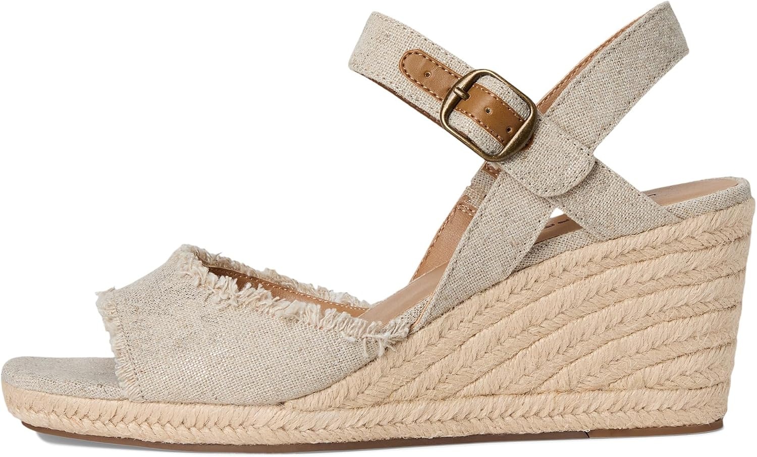 image:imageLucky Brand Womens Mindra Espadrille Wedge SandalNaturalPlat