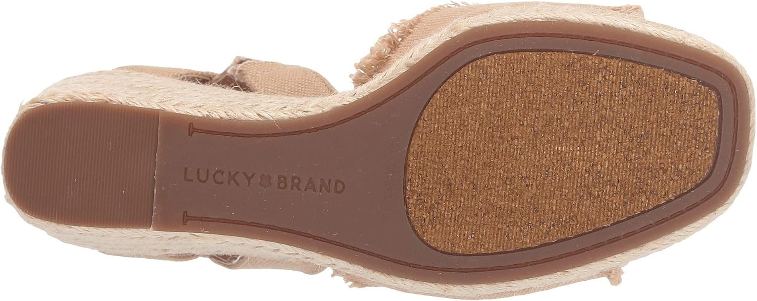 image:imageLucky Brand Womens Mindra Espadrille Wedge SandalTravertine