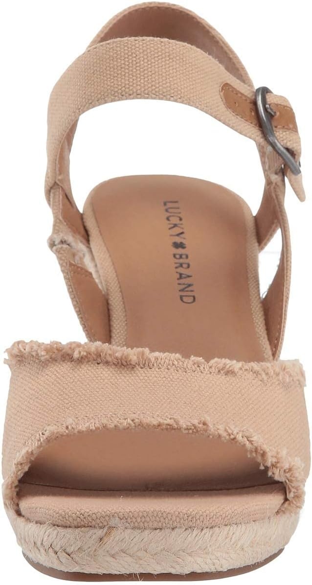 image:imageLucky Brand Womens Mindra Espadrille Wedge SandalTravertine