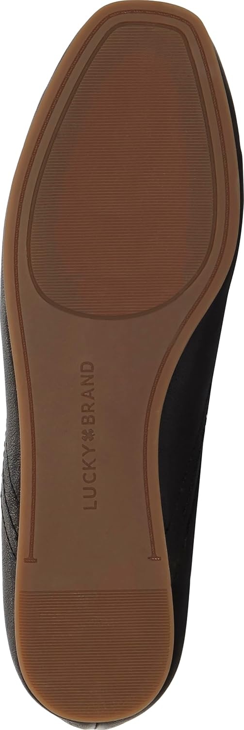 image:imageLucky Brand Womens Womens Alba Ballet Square Toe FlatsBlack