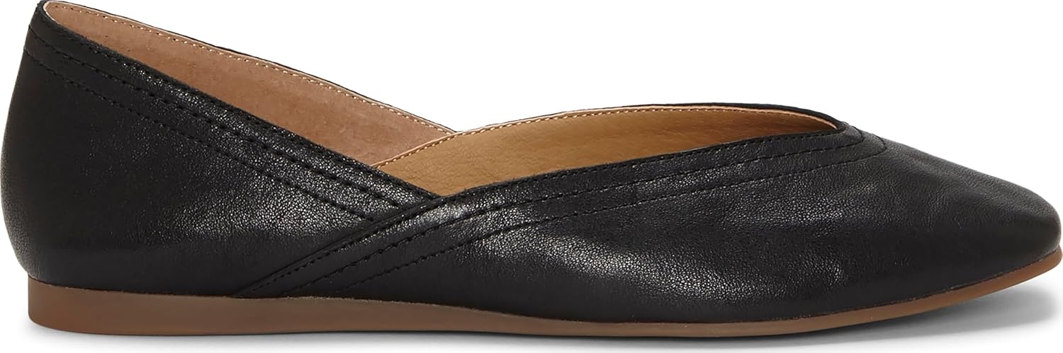 image:imageLucky Brand Womens Womens Alba Ballet Square Toe FlatsBlack