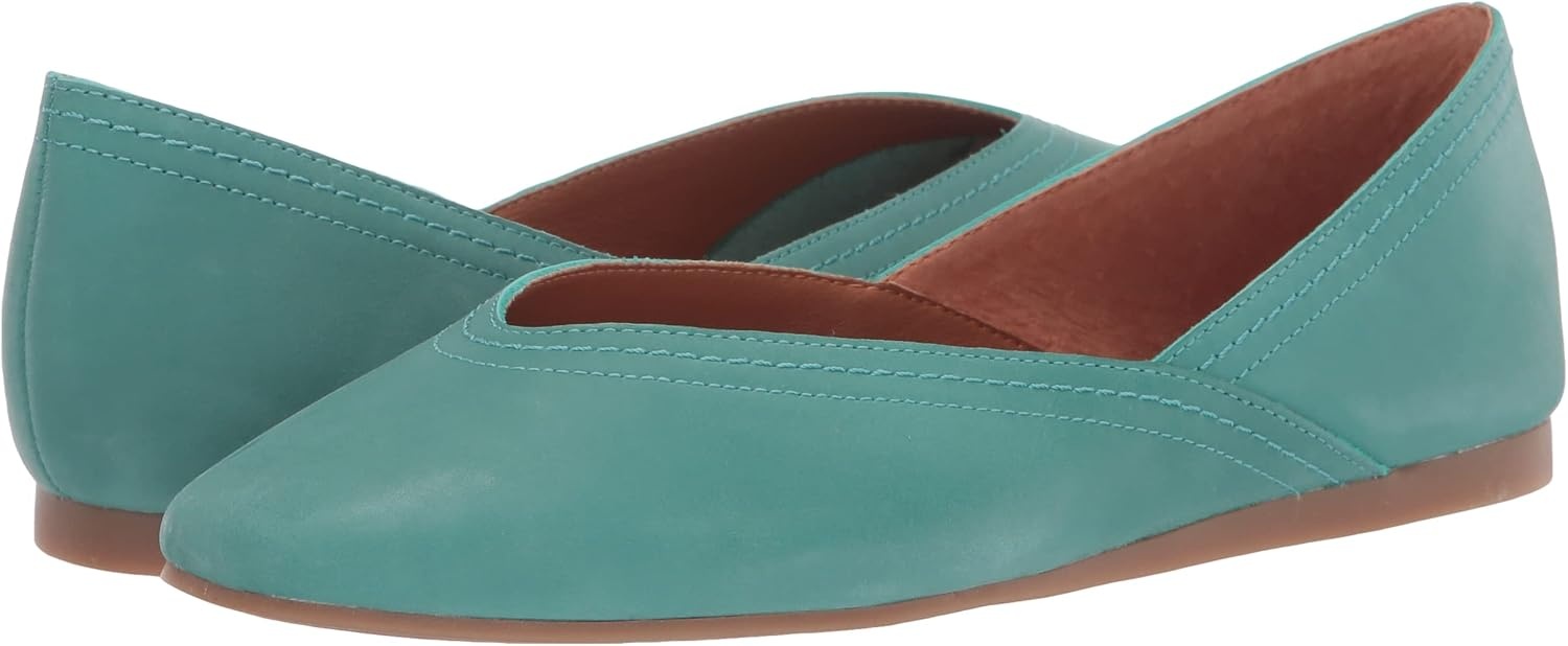 image:imageLucky Brand Womens Womens Alba Ballet Square Toe FlatsBristol Blue