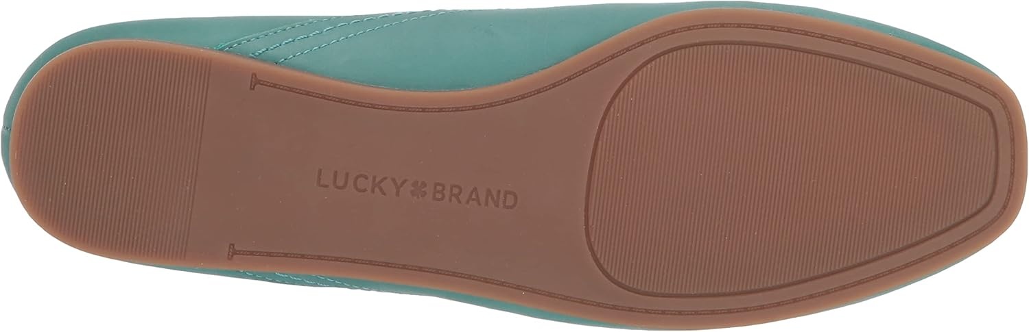 image:imageLucky Brand Womens Womens Alba Ballet Square Toe FlatsBristol Blue