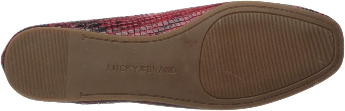 image:imageLucky Brand Womens Womens Alba Ballet Square Toe FlatsGarnet