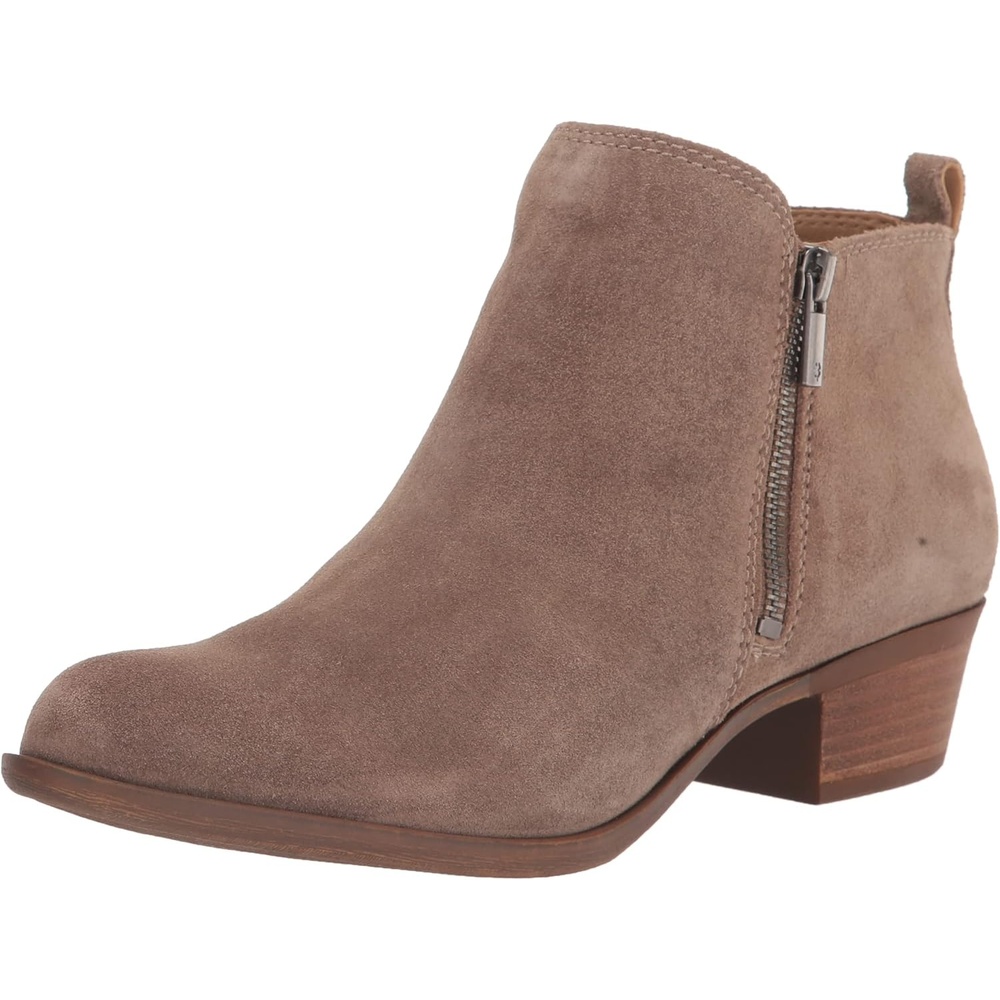 image:imageLucky Brand Basel BootieDark MushroomNatural Oiled Suede