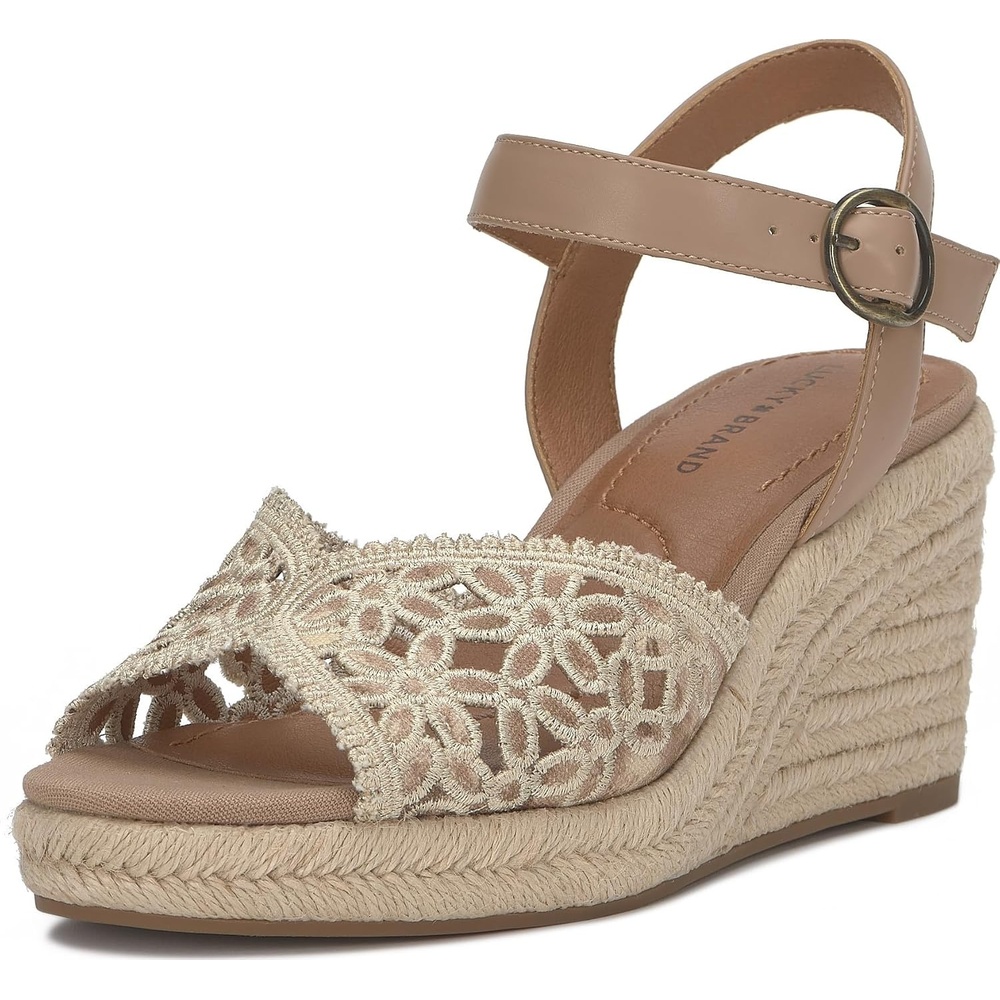 image:imageLucky Brand Coyna Floral Espadrille Wedge SandalsRhodoniteRhodonite
