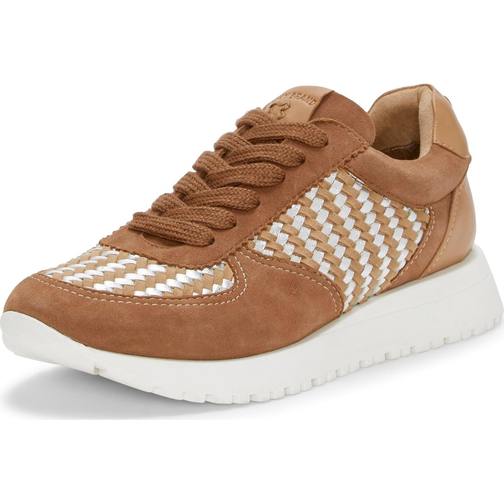 image:imageLucky Brand Deva Woven Leather SneakerTan