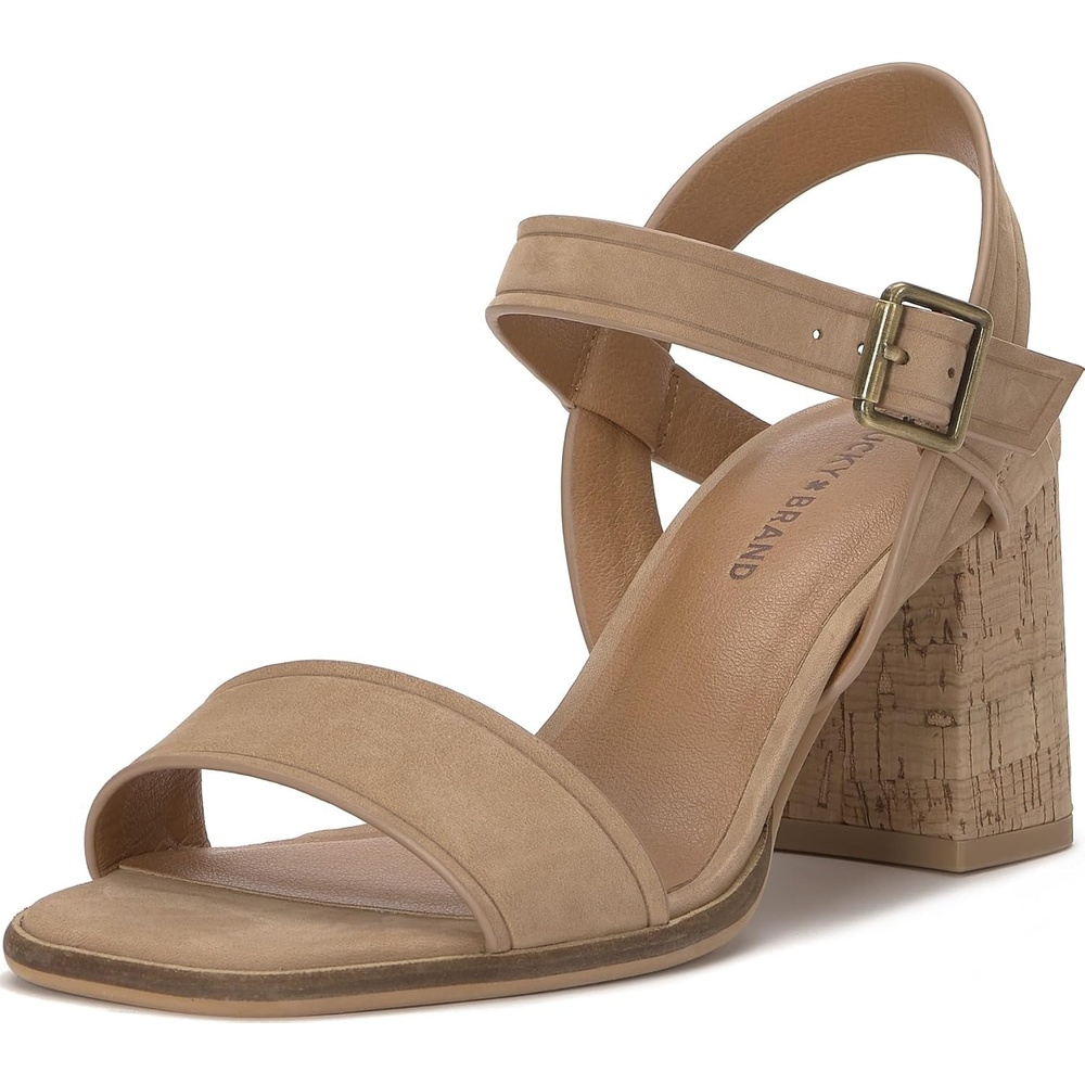 image:imageLucky Brand Hallia Ankle Strap SandalsCortado