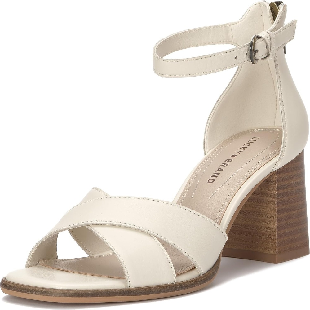 image:imageLucky Brand Herrika Cross Band High Heel SandalsTusk