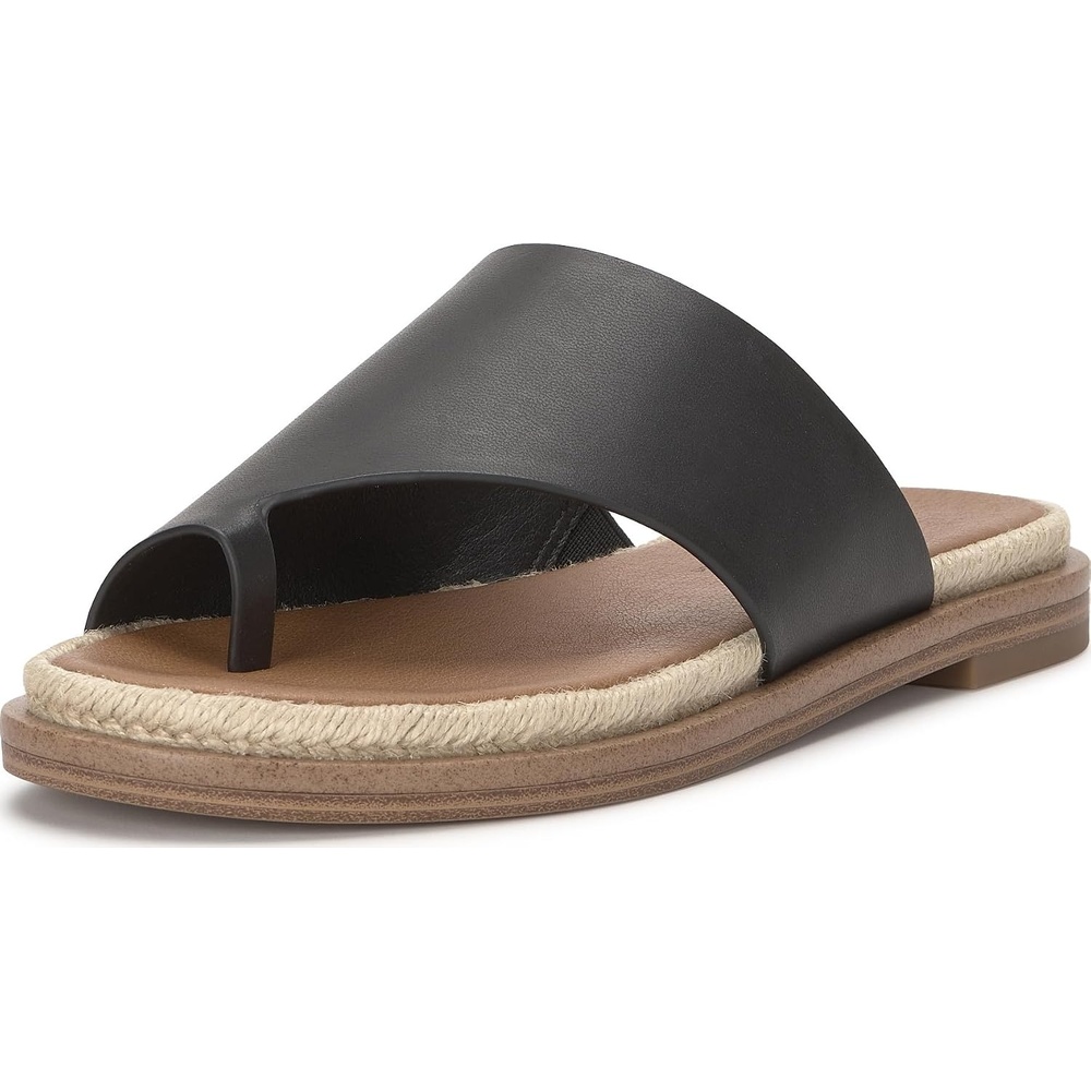 image:imageLucky Brand Kihly Toe Loop Flat SandalsBlack