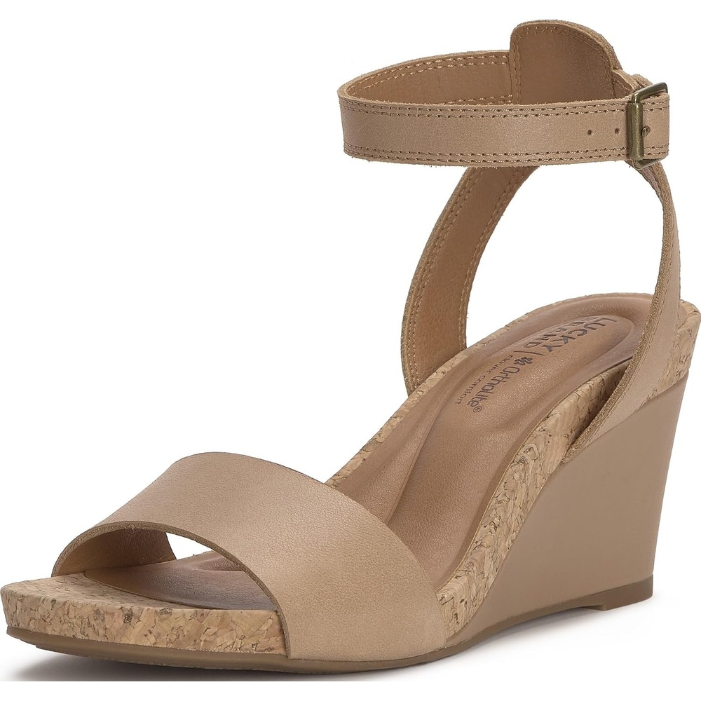 image:imageLucky Brand Lynda Cork Wedge SandalsCortado