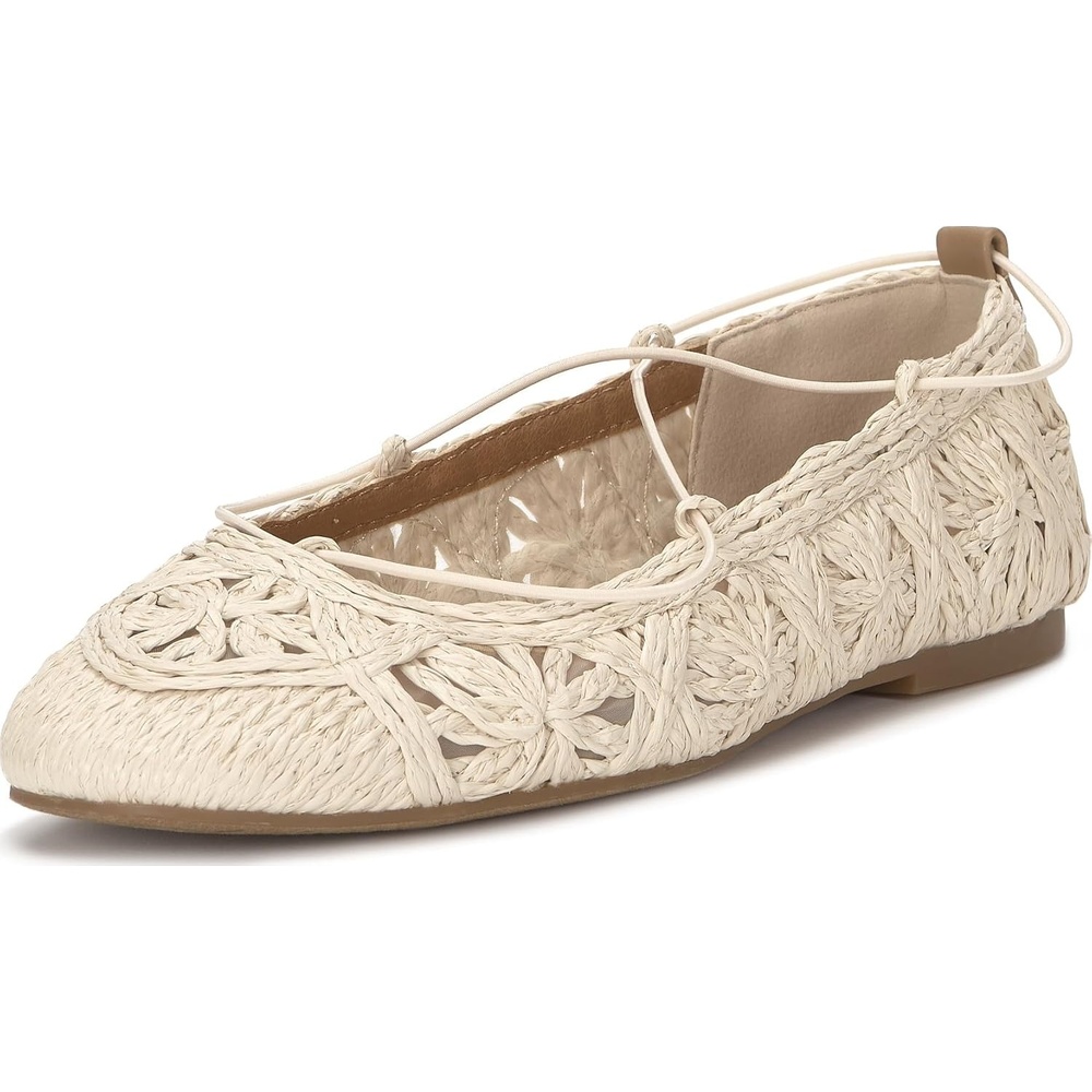 image:imageLucky Brand Tennyr Crochet Ballet FlatsNatural
