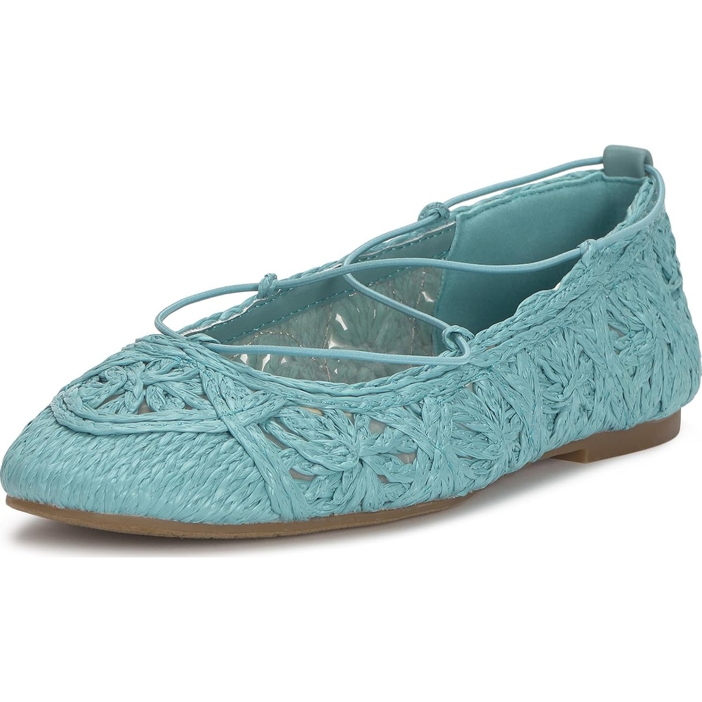 image:imageLucky Brand Tennyr Crochet Ballet FlatsTeal Lagoon