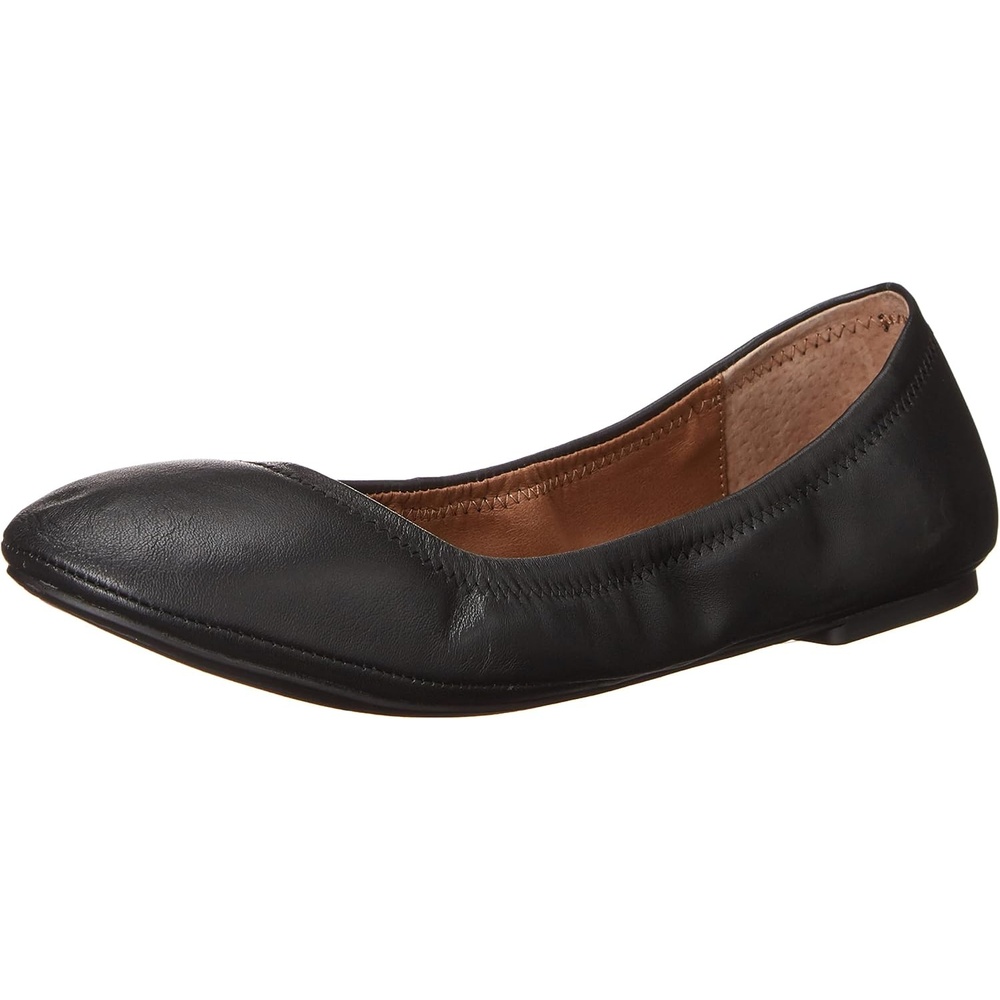 image:imageLucky Brand Womens Emmie Ballet FlatsBlack Leather1