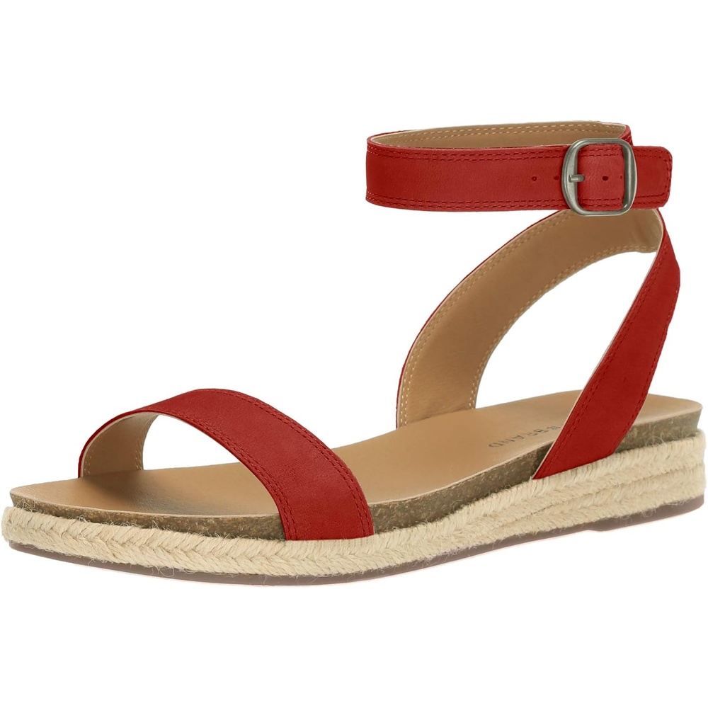 image:imageLucky Brand Womens Garston Flat SandalGarnet