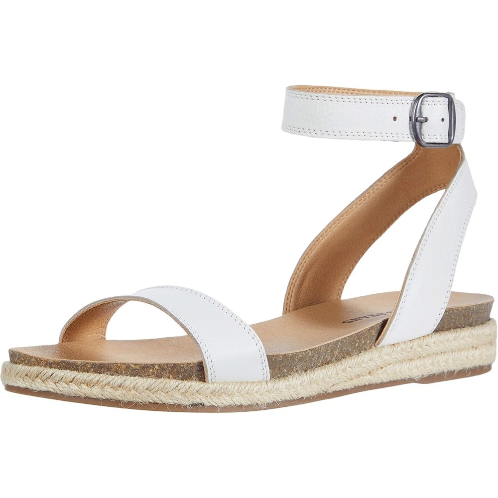 image:imageLucky Brand Womens Garston Flat SandalWhite